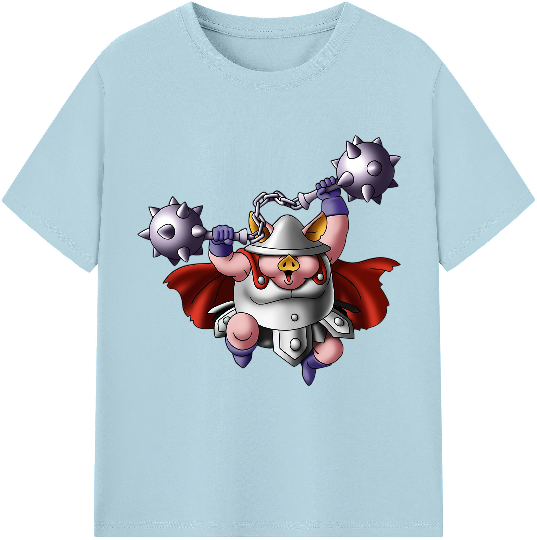 （画像用） ドラゴンクエスト Doragon Kuesuto Dragon Quest 綿100％半袖Tシャツ（フロントプリント）